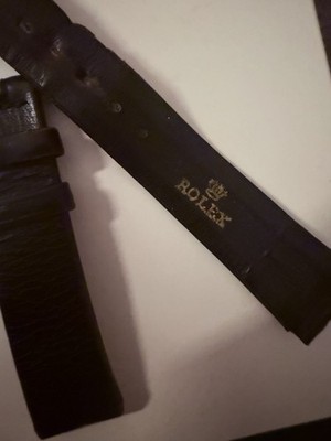 Genuine Rolex Leather Strap 19mm (No Buckle) | eBay