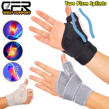 Thumb Wrist Brace Support Hand Sprain Carpal Tunnel Arthritis Running Left&Right