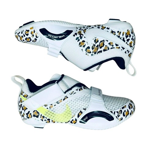 Chaussures De Cyclisme Femme Kyedoo Taille 37 (US 6.5) - Blanc/Rose, 3 Sangles Réglables, Neuf Sans Boîte