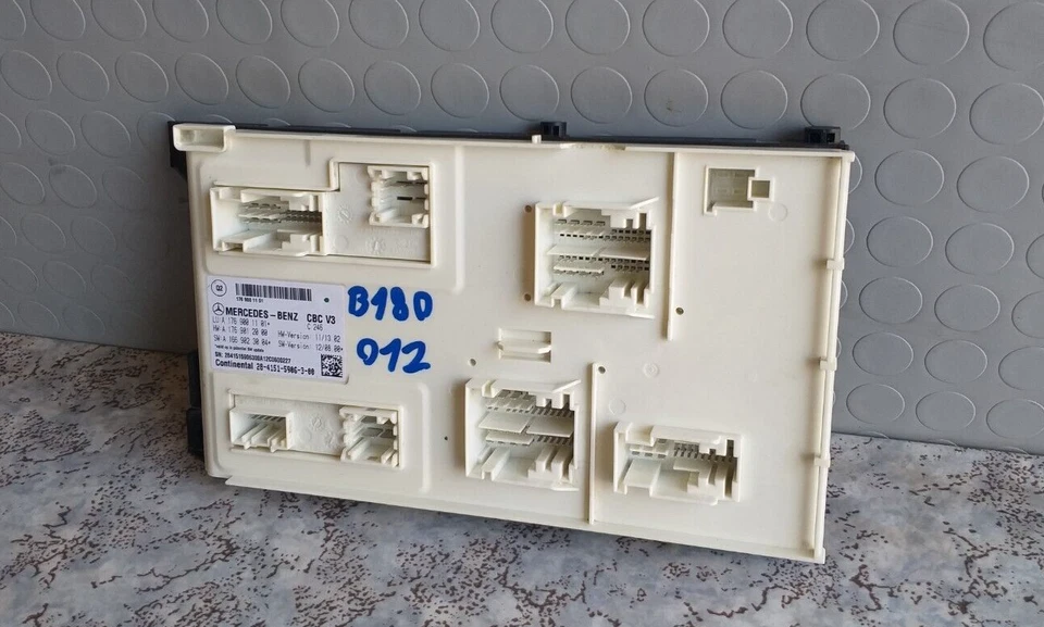 CENTRALINA MODULO BODY COMPUTER  MERCEDES BENZ CLASSE B W246  2012 RICAMBI AUTO - Immagine 2 di 4