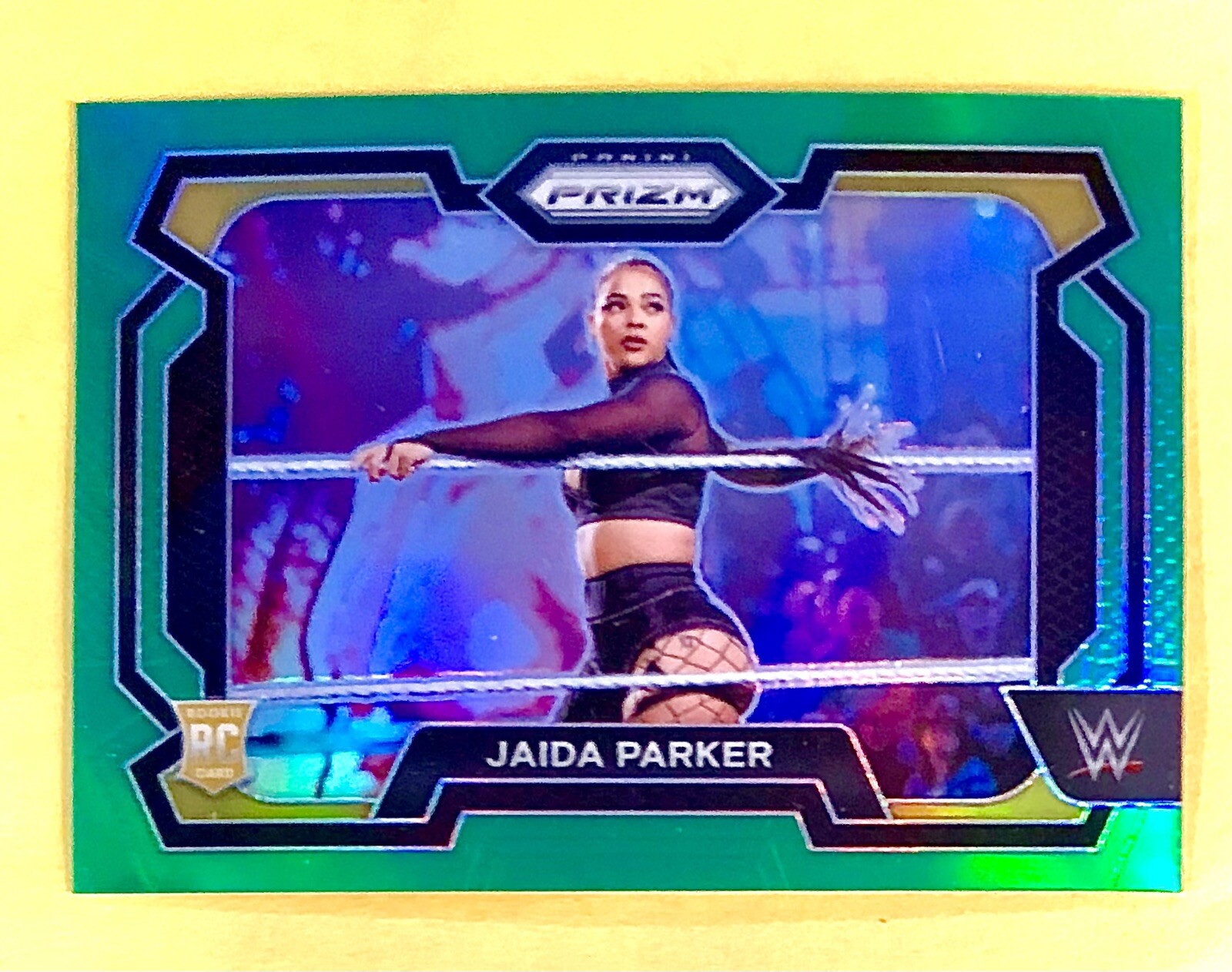 2024 Panini Prizm WWE Wrestling Green Prizm Jaida Parker RC #2 NXT