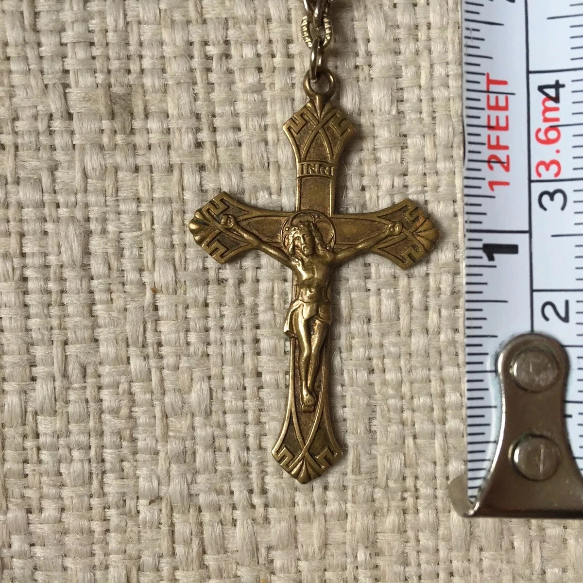 Vintage cross pendant sale