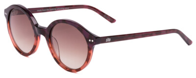 SITO SHADES DIXON Unisex Round Sunglasses Purple Tortoise/Rosewood Gradient 52mm