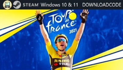 NEU PC Computer Spiel Tour de France 2021 für Windows 10 11 STEAM Download Code - Bild 1 von 4