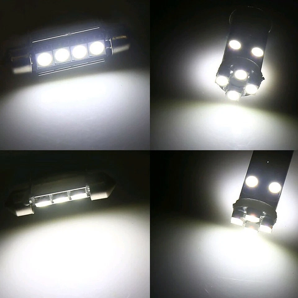 Комплект из 21 светодиодных ламп для подсветки салона автомобиля номерной знак купол карта багажник лампа белый - Изображение 4 из 4