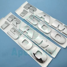 2PCS Set Door Side Emblems Letter For 2013-2018 RAM 1500 Badge 3D Sticker Decals
