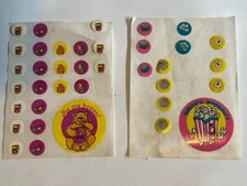 Vintage CTP TREND Scratch And Sniff Sticker Sheets Popcorn And Honey
