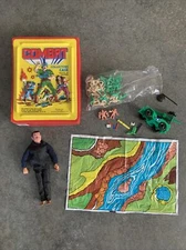 Vintage Tara Toys Combat Collectors Case for GI Joe Size Figures & soldiers b9