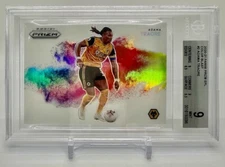 2020-21 Panini EPL Premier League Prizm Soccer Adama Traore Color Blast BGS 9