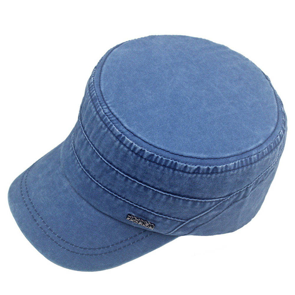 APL Cappellino Solido Militare Cappelli Piatti Cilindro Tappi Lavati Classico 18