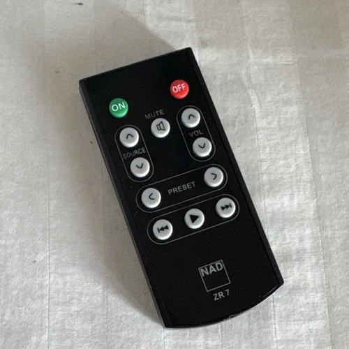 GENUINE NAD ZR 7 SECONDARY A/V HOME RECEIVER REMOTE - M17 / M17 V2 / M17 V2i