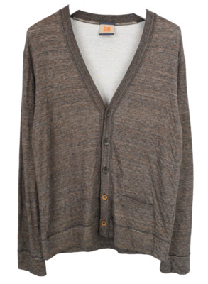 HUGO BOSS Worth Pullover Herren M (MEDIUM) V-Ausschnitt Stretch Muster