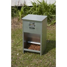 Galvanized Automatic Dog Feeder Large Breed Dog Food Dispenser For Large Dogs