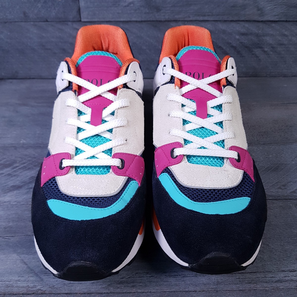 POLO RALPH LAUREN Trackster 200 Trainer Shoes Mens 13 Purple  display picture 3