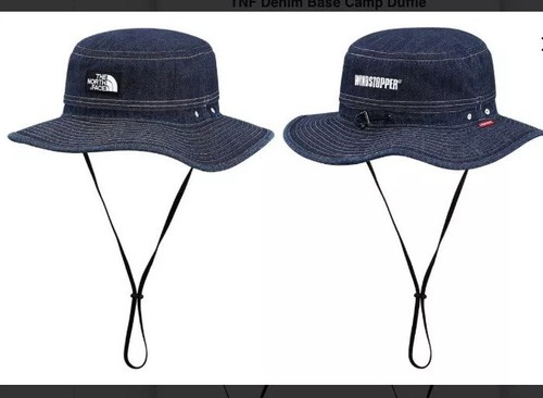 Supreme TNF Denim Horizon Breeze Hat! S 
