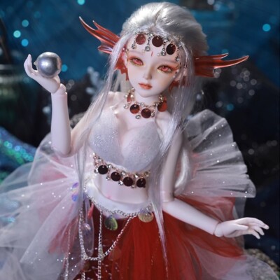 1/4 BJD Doll Girl Doll Mermaid Styling Resin SD Ball Joint Puppe Bare Doll Gift