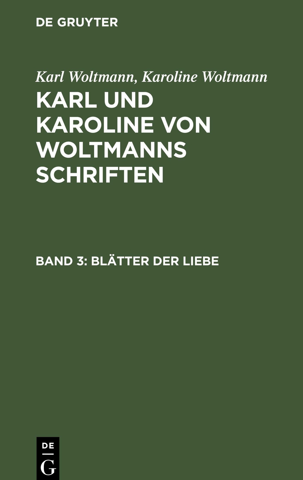 Thumbnail - Blätter Der Liebe | Buch | 9783111248103