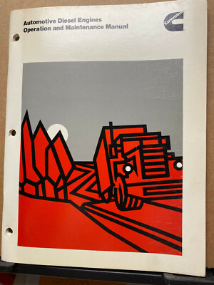 Cummins Operation Service Manual for V-6 V-8 Diesel Engines NH NTC VT KT VTF NTA