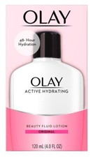 Olay Active Hydrating Lotion Beauty Fluid Original 48 Hour Hydration 4 oz 3 Pack