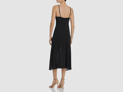 Alice McCall - Oscar Ruched Polka-Dot Chiffon Midi Dress - Black