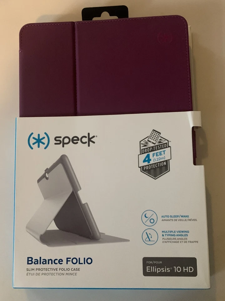 NEW Speck Ellipsis 10 HD Balance Folio - Syrah Purple/Magenta Pink - Image 3 of 4