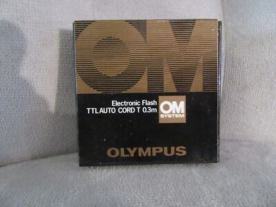 Olympus TTL Auto Cord T 0.3m      New in the Package   NOS From Former Dealer