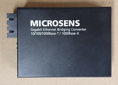Gigabit Ethernet Bridging Converter 10/100/1000Base-T / 10000SX - MS400240