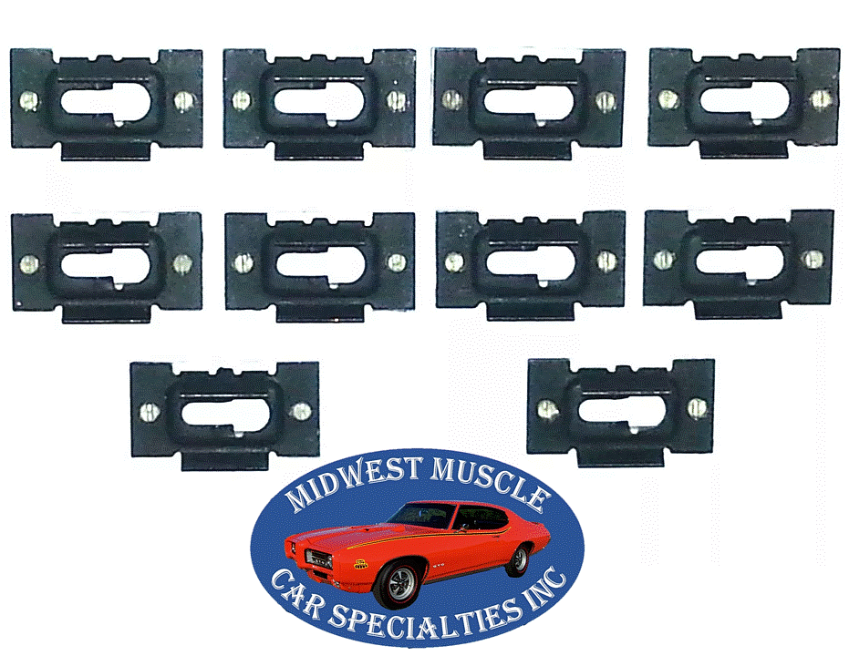 Gm Molding Clips 10-Piece Windshield & Rear Window Reveal Molding Clips For 1969-1990 GM Vehicles Rear Windshields Auto Glass - Foto 5