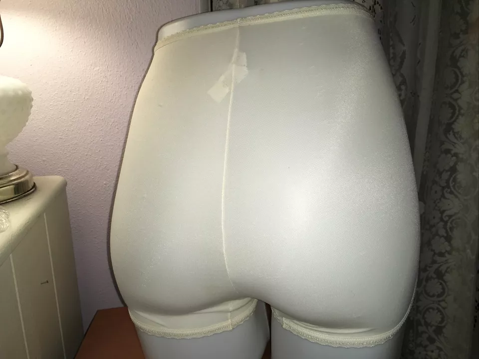 Белые эластичные вязаные трусики Bali с высоким подъемом вторая кожа M/6 - Изображение 3 из 4