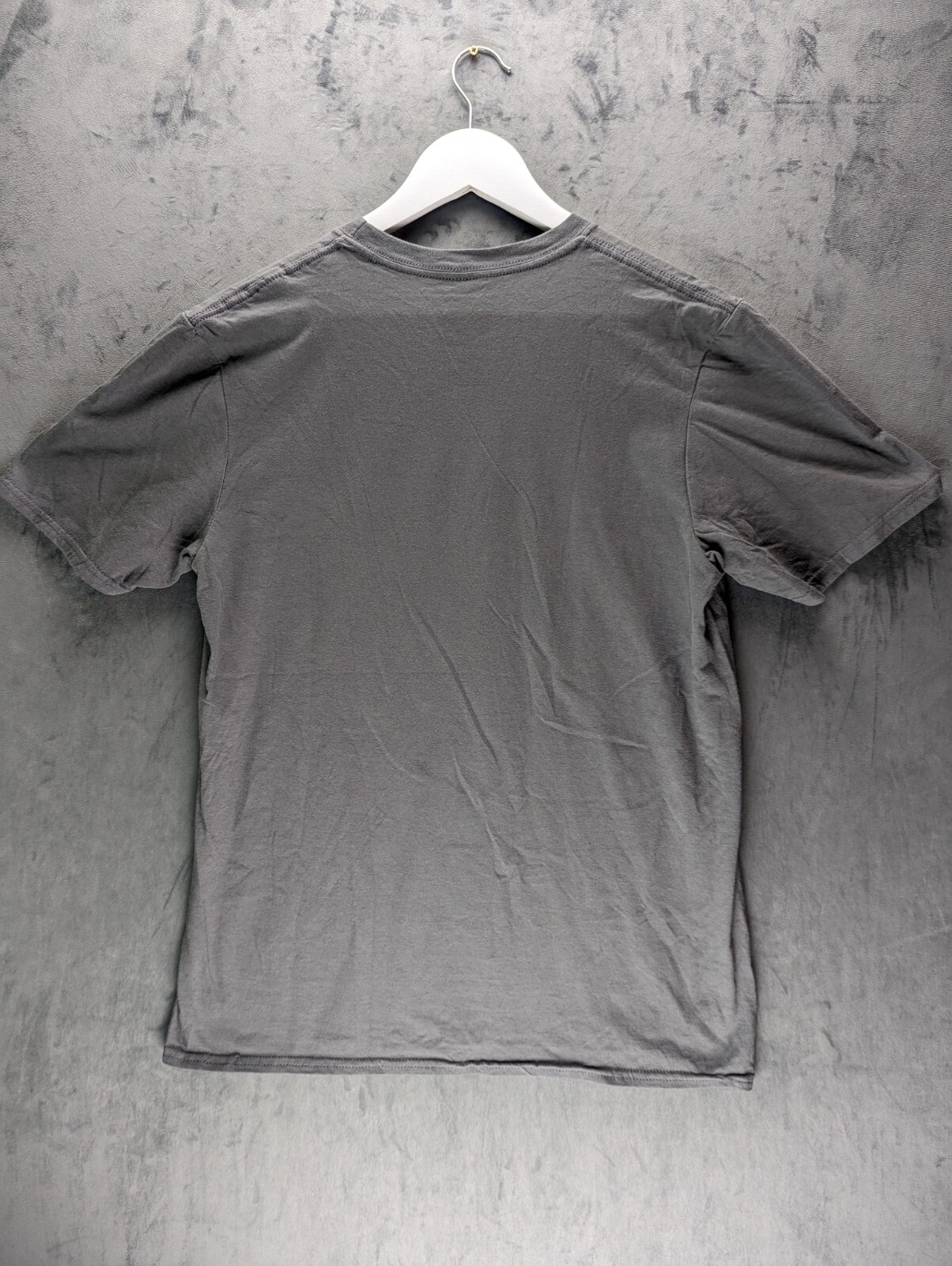 Stranger Things T Shirt Size Medium Grey Slim Fit Fire Ball Graphic Print Cotton image 4