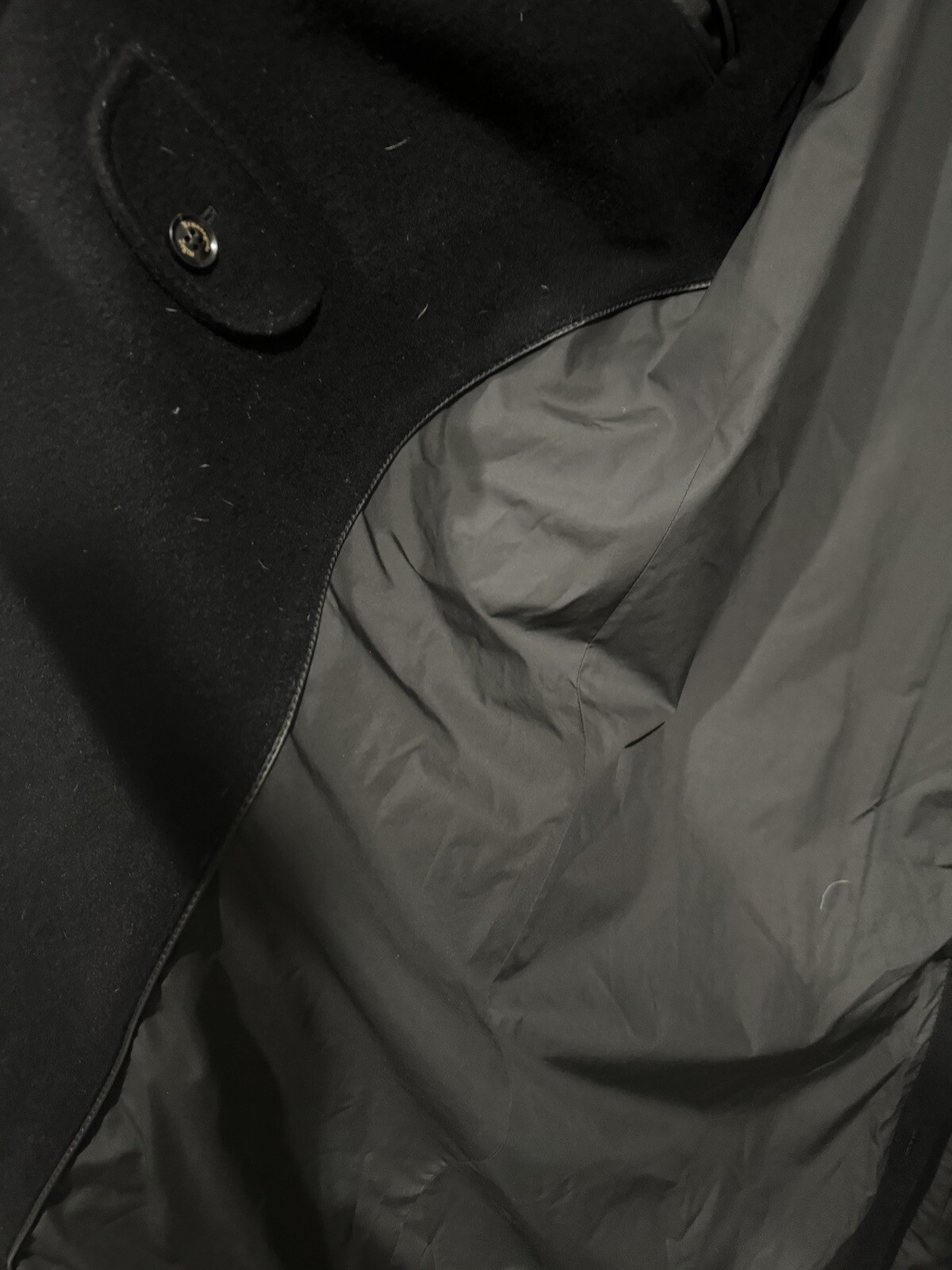 $4995 ERMENEGILDO ZEGNA Size XL/54 Mens Cashmere/Wool Black OverCoat Jacket image 10