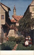 CPA AK Rothenburg- Hof in der Marien Apotheke GERMANY (1075391)