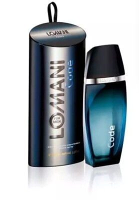 Code by Lomani cologne for men EDT 3.3 / 3.4 oz New in Can