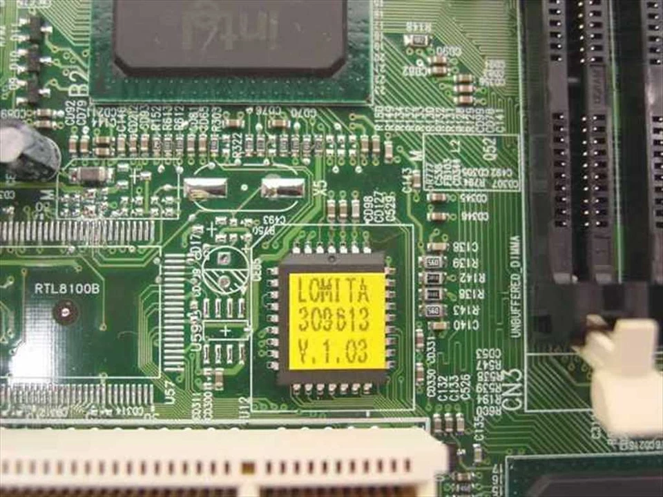 eMachines 187401 Lomita Socket PGA 370 System Board Pulled from T2240 Computer - Image 3 of 3