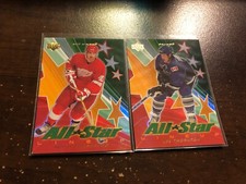 2003-04 Upper Deck Hockey All-Star Lineup Lot of 2 ZETTERBERG & THORNTON