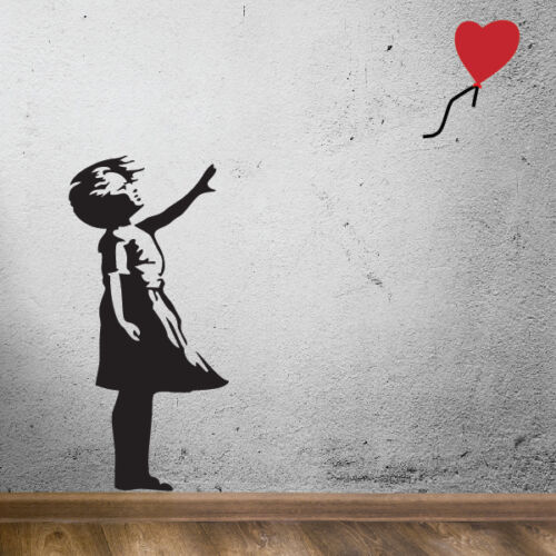 Banksy Balon Dziewczyna Naklejki ścienne Grafika ścienna Sztuka ścienna Dekoracje ścienne - Zdjęcie 1 z 1