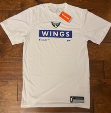 Nike WNBA Engineered Team Issued Shooting Warm Up Shirt Dallas Wings Small