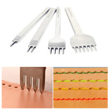 Leather Craft Tool Hole Punches 1 2 4 6 Prong Lacing Stitching Punch, Craft Kits