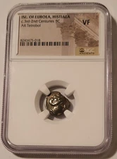 Ancient Greek Island of Euboea Histiaea 3rd-2nd Centuries BC AR Tetrobol VF NGC