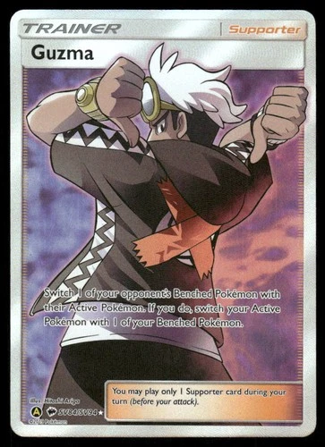 Pokemon Cards Guzma SV84/SV94 Hidden Fates Ultra Rare NM