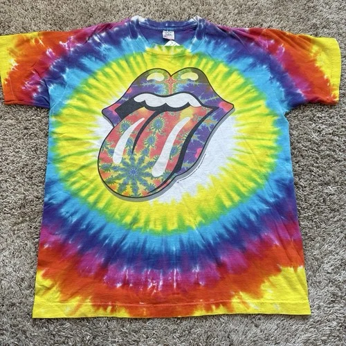 Rolling Stones Voodoo Lounge Tour T-Shirt XL Si 1990s vintage concert t-shirt, vintage, size XL, single stitch, B+ condition