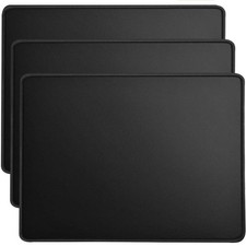 Mouse Pad 3 Pack with Stitched Edge, Non-Slip Rubber Base, Premium-Textured a...