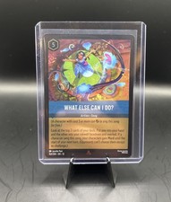 Disney Lorcana Wilds Unknown What Else Can I Do 163/204 Foil