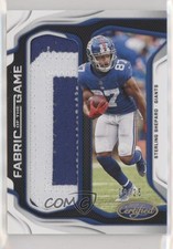 2019 Certified Fabric of the Game Prime 4/25 Sterling Shepard #FG-SS 7m3