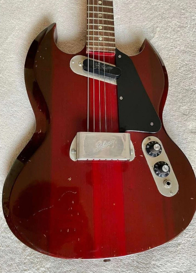 Gibson SG-100 1971 Vintage Cherry Made in USA con Custodia Originale