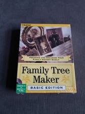 Vintage Broderbund Family Tree Maker Basic Edition 1996 - BRAND NEW SEALED 