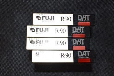4 Stück FUJI DAT Digital Audio Tape R-90 - NEU - verschweißt aus Nachlass