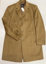 Jos. A. Bank Executive Collection Blazer Jacket Trench Coat 42R Brown