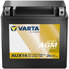 VARTA AUX14 Dynamic AGM Auxiliary 12V 13Ah BackUp Batterie A2115410001