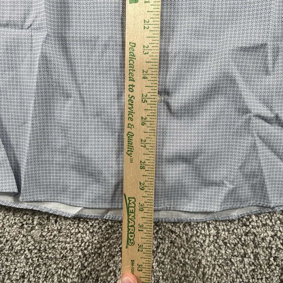 ETON Contemporary Shirt Mens 42-16.5 Blue Designer Long Sleeve Button Up Classy - Image 4 of 4